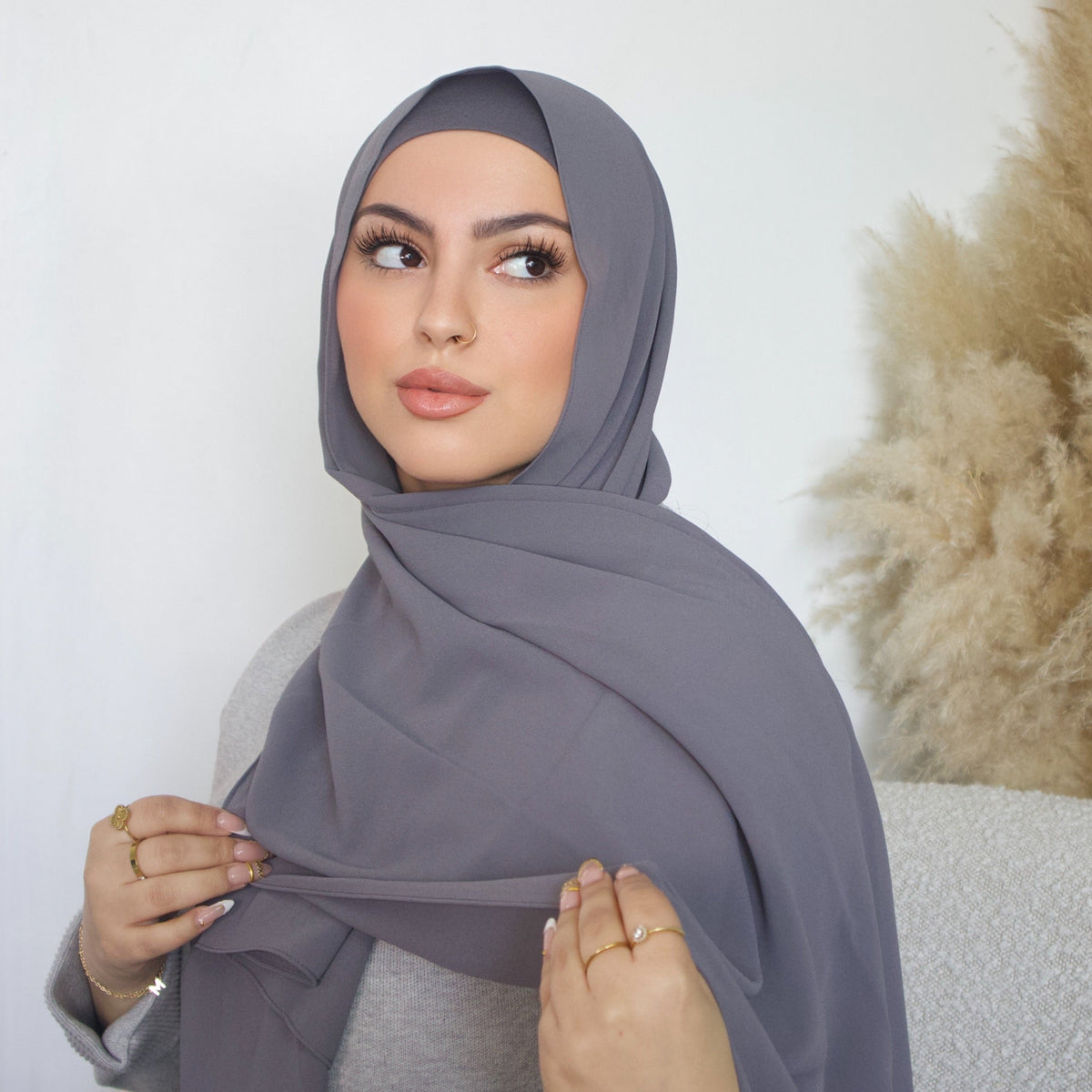 Stone Hijab - Chiffon
