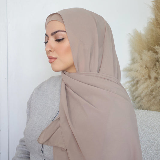 Warm Vanilla Hijab - Chiffon