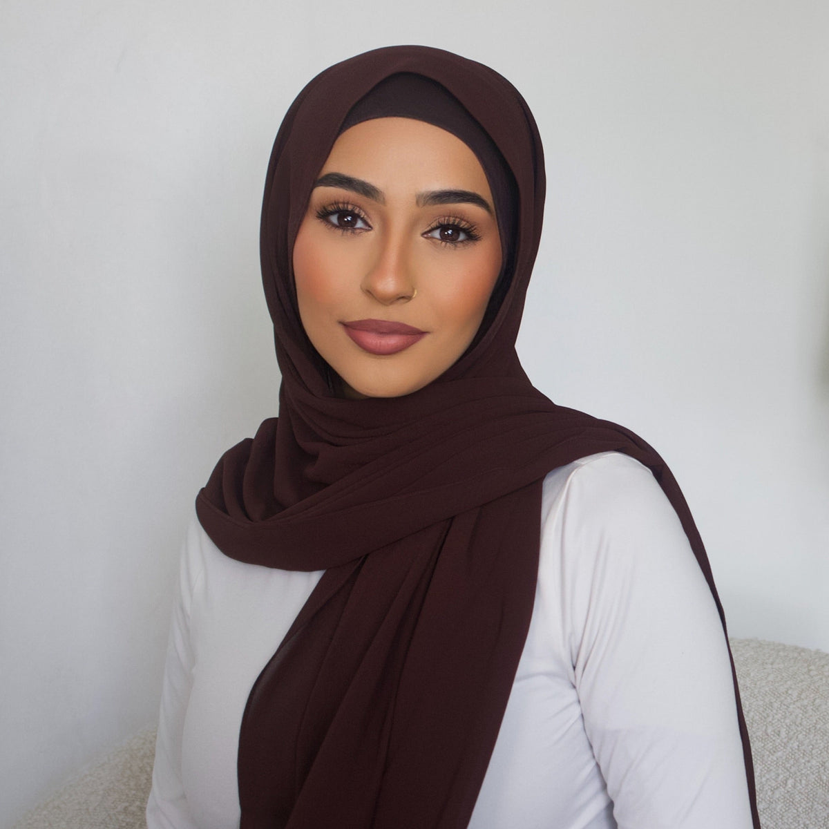 Chocolate Hijab - Chiffon
