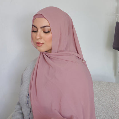 Blush Hijab - Chiffon