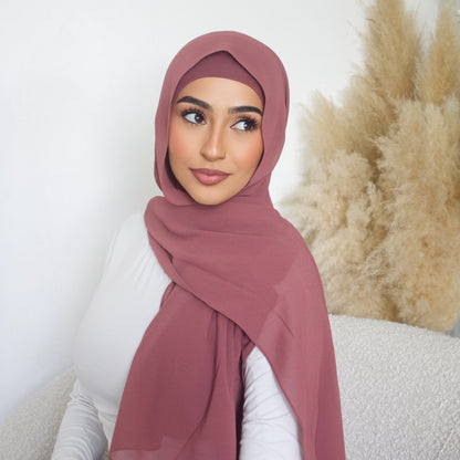 Rosewood Hijab - Chiffon