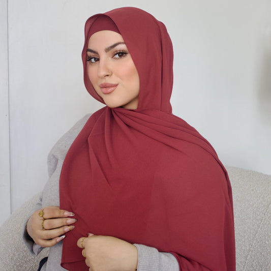 Lipstick Hijab - Chiffon