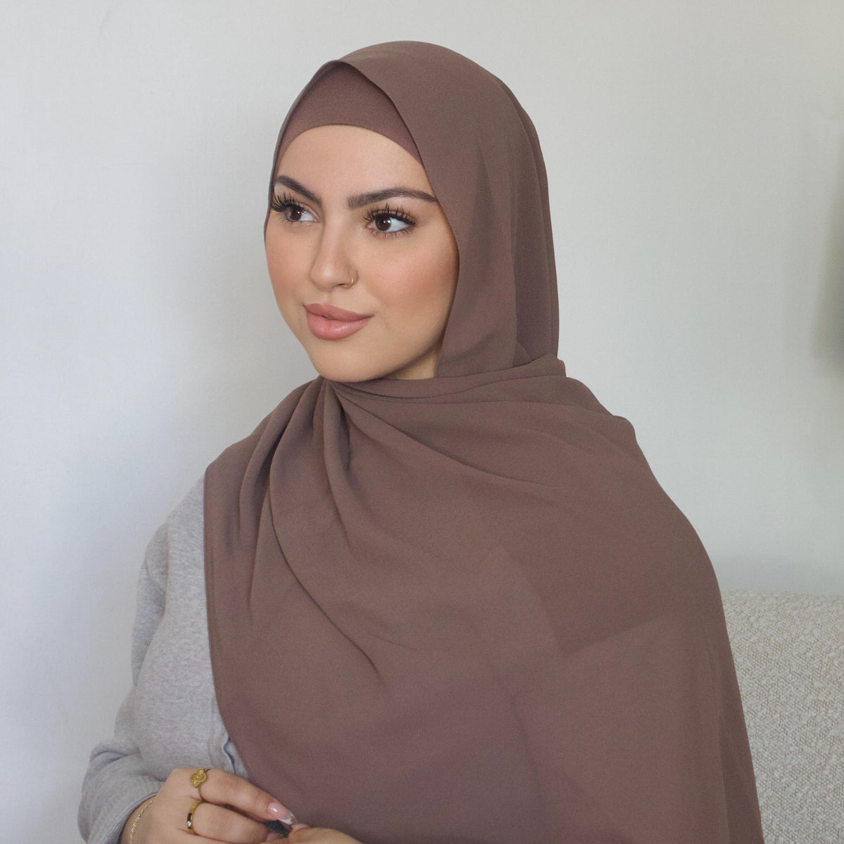 Nutmeg Hijab - Chiffon