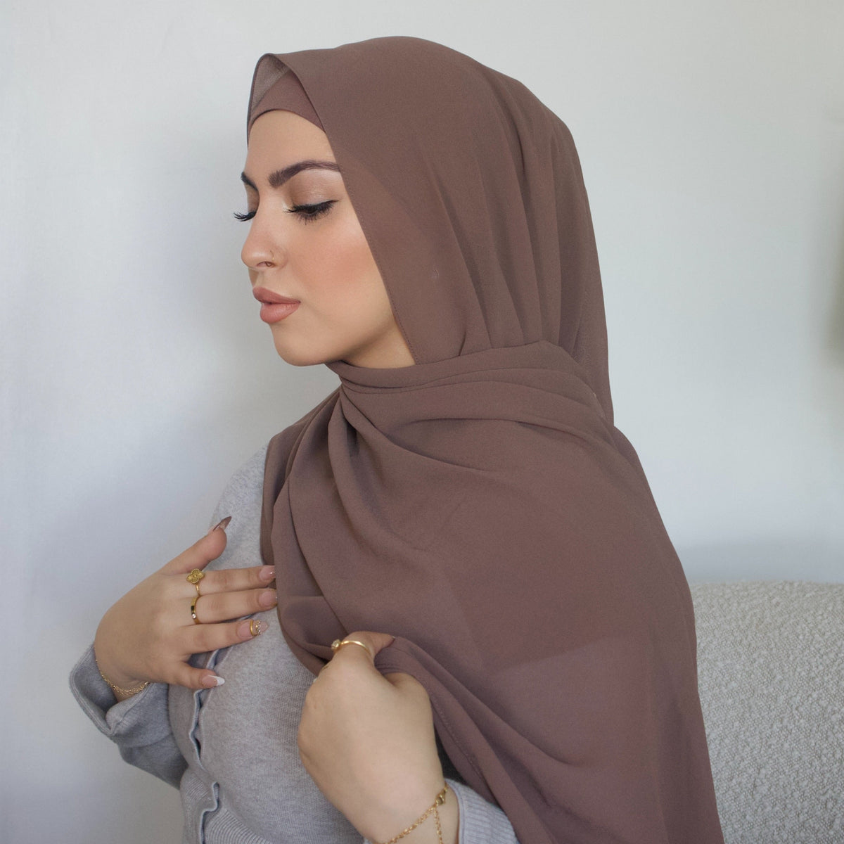 Nutmeg Hijab - Chiffon