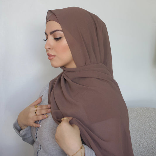 Nutmeg Hijab - Chiffon
