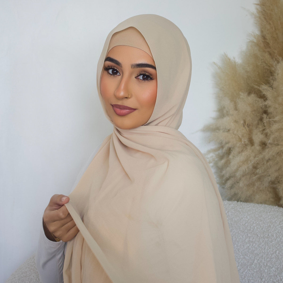 Wheat Hijab - Chiffon