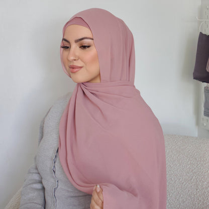 Blush Hijab - Chiffon