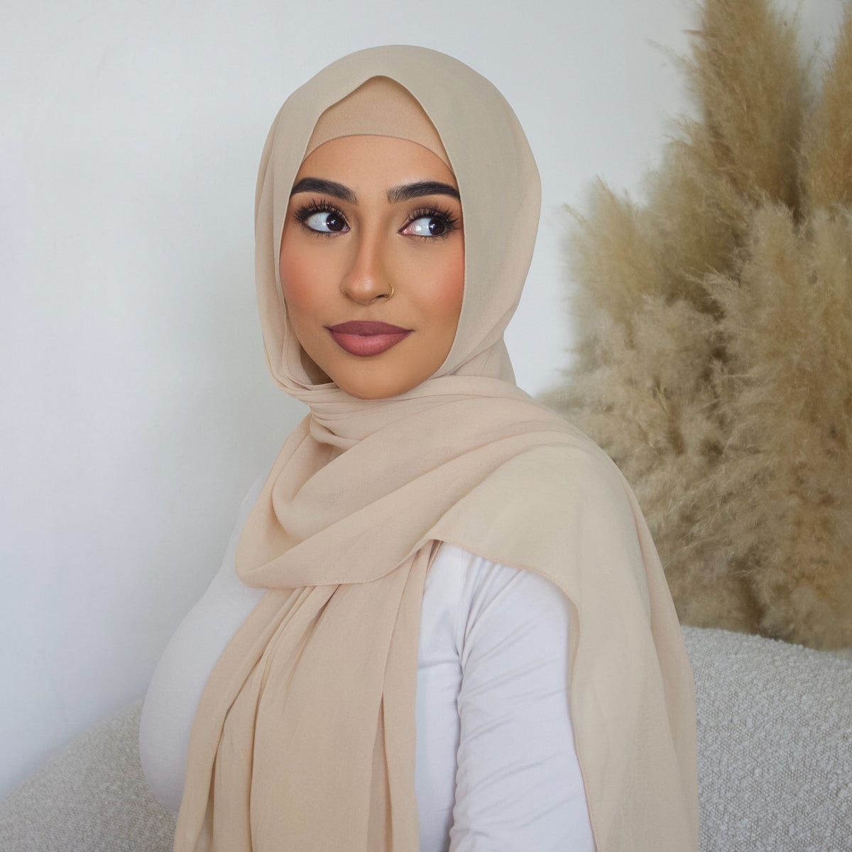 Wheat Hijab - Chiffon