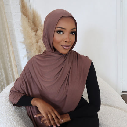 Nutmeg Hijab - Jersey