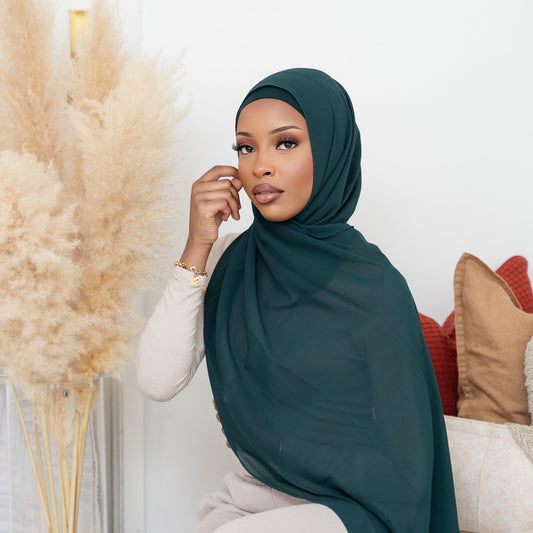 Emerald Hijab - Chiffon