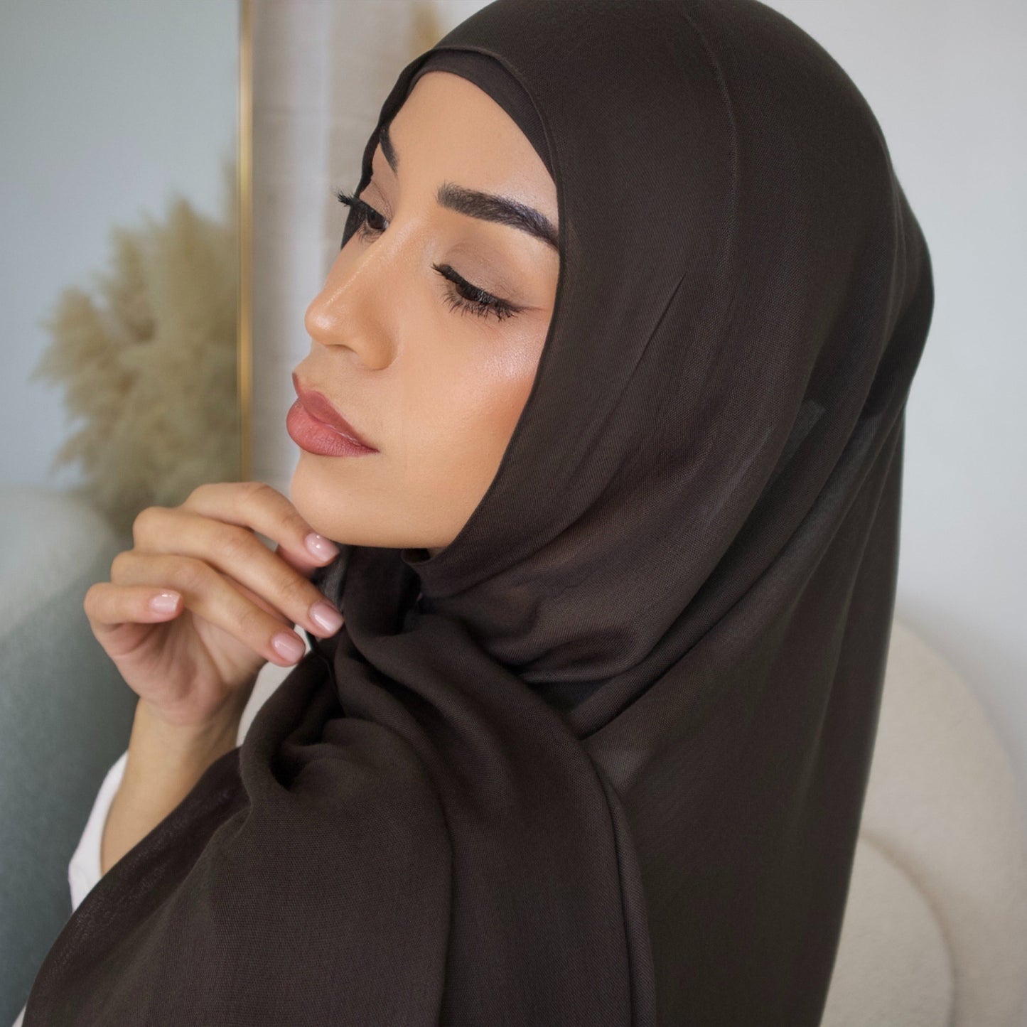 Charcoal Hijab - Modal