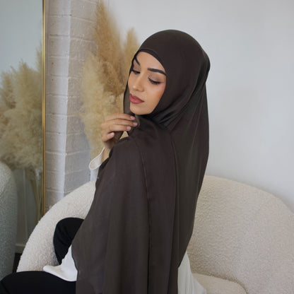 Charcoal Hijab - Modal