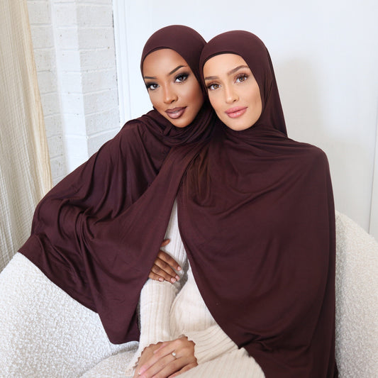 Chocolate Hijab - Jersey