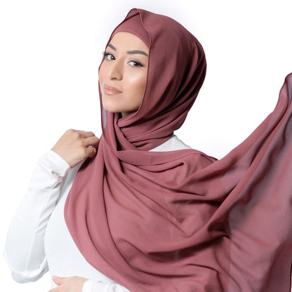 Rosewood Hijab - Chiffon