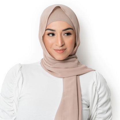 Warm Vanilla Hijab - Chiffon